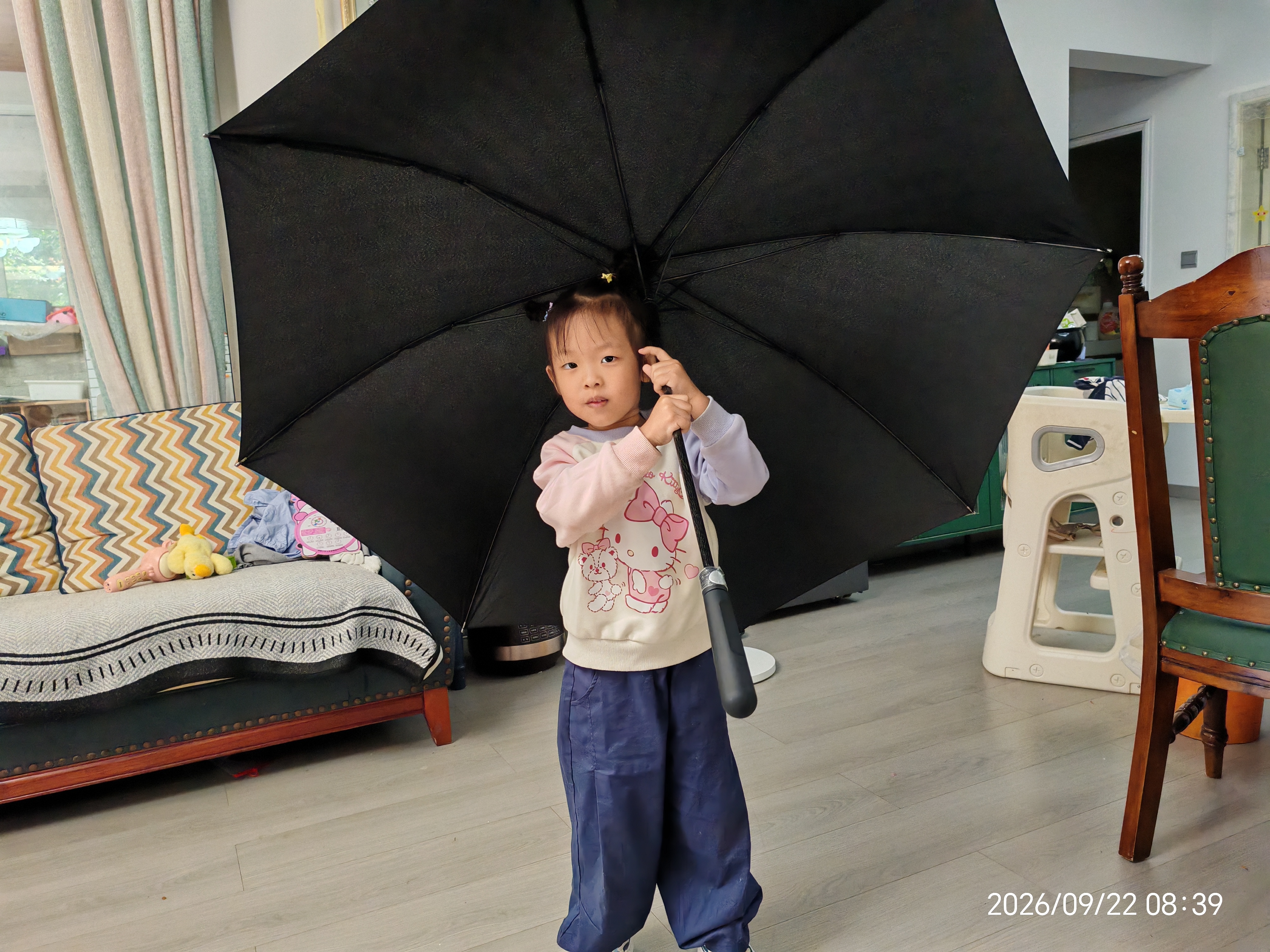京东京造超大号雨伞长柄伞自动男士直杆伞高尔夫商务晴雨伞暴雨抗风27寸 实拍图