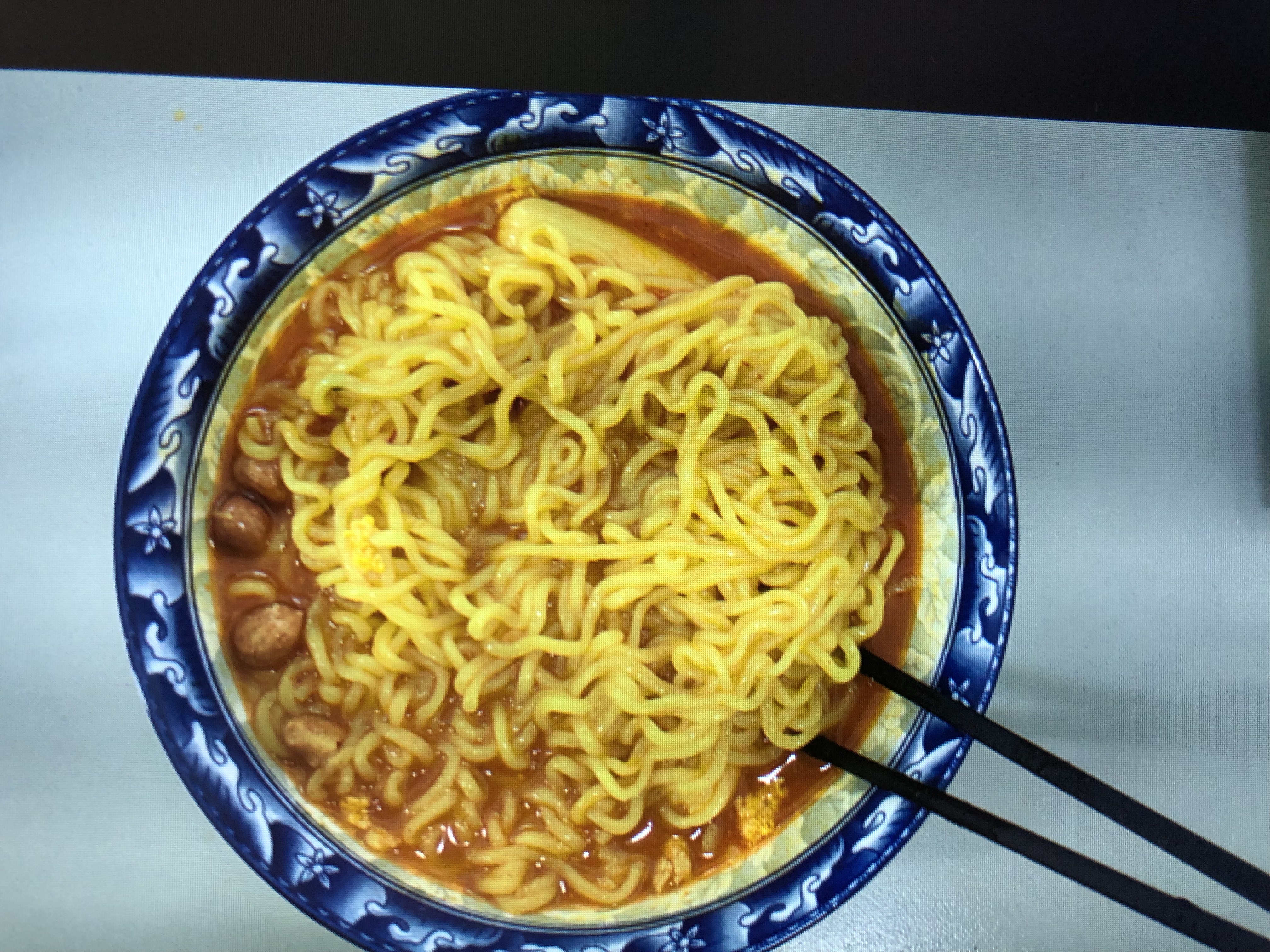 不倒翁韩国进口 辣白菜泡菜拉面120g*5袋 韩式拉面方便速食泡面 袋煮面 实拍图