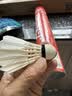 李宁（LI-NING）李宁羽毛球G300S鹅毛球训练比赛用球耐打飞行稳定一筒12只装77速 实拍图