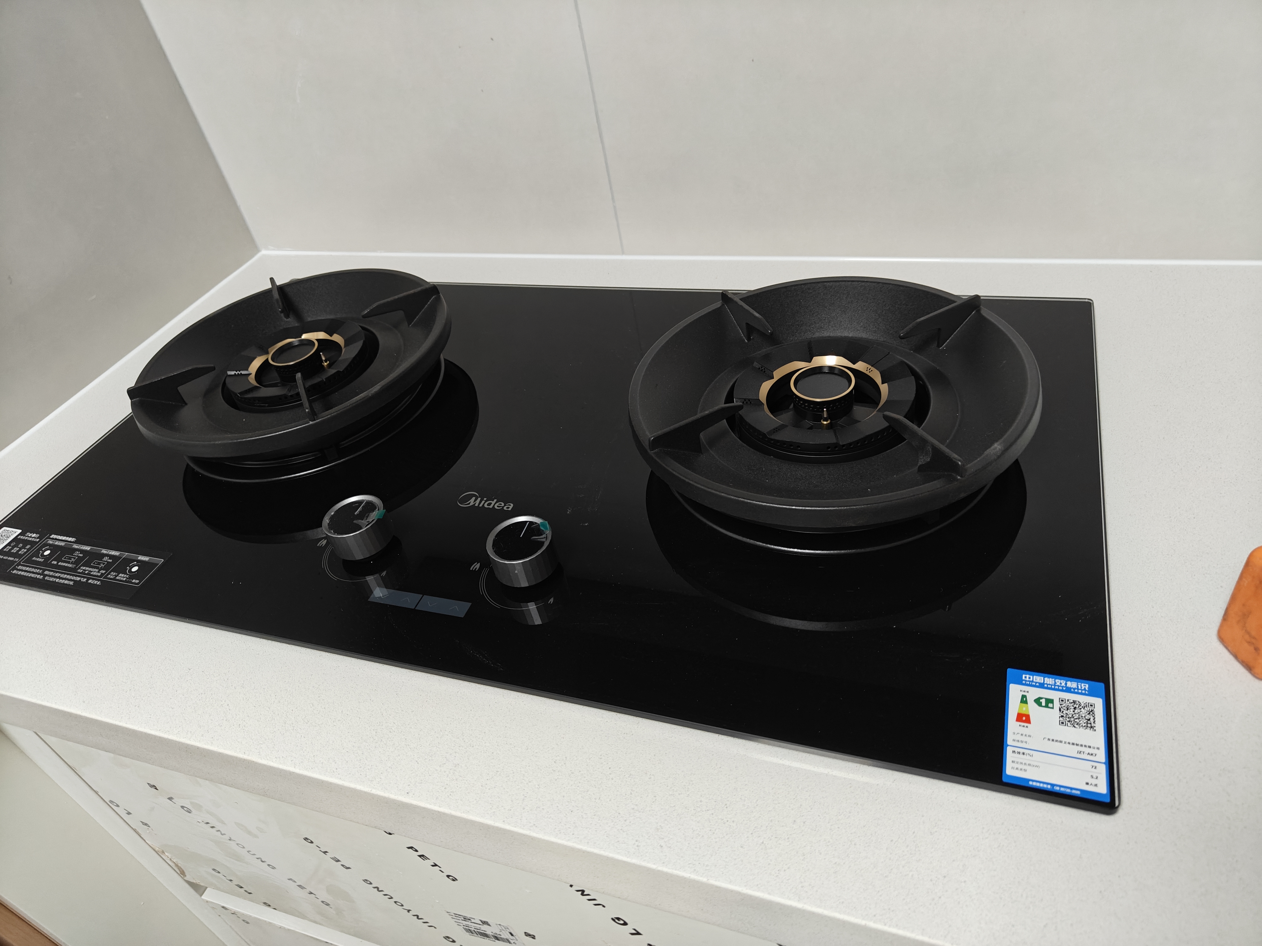 美的（Midea）【天然气】家用5.2KW燃气灶嵌两用双灶72%高热效搭配蒸汽洗系列灶JZT-AK7以旧换新 实拍图