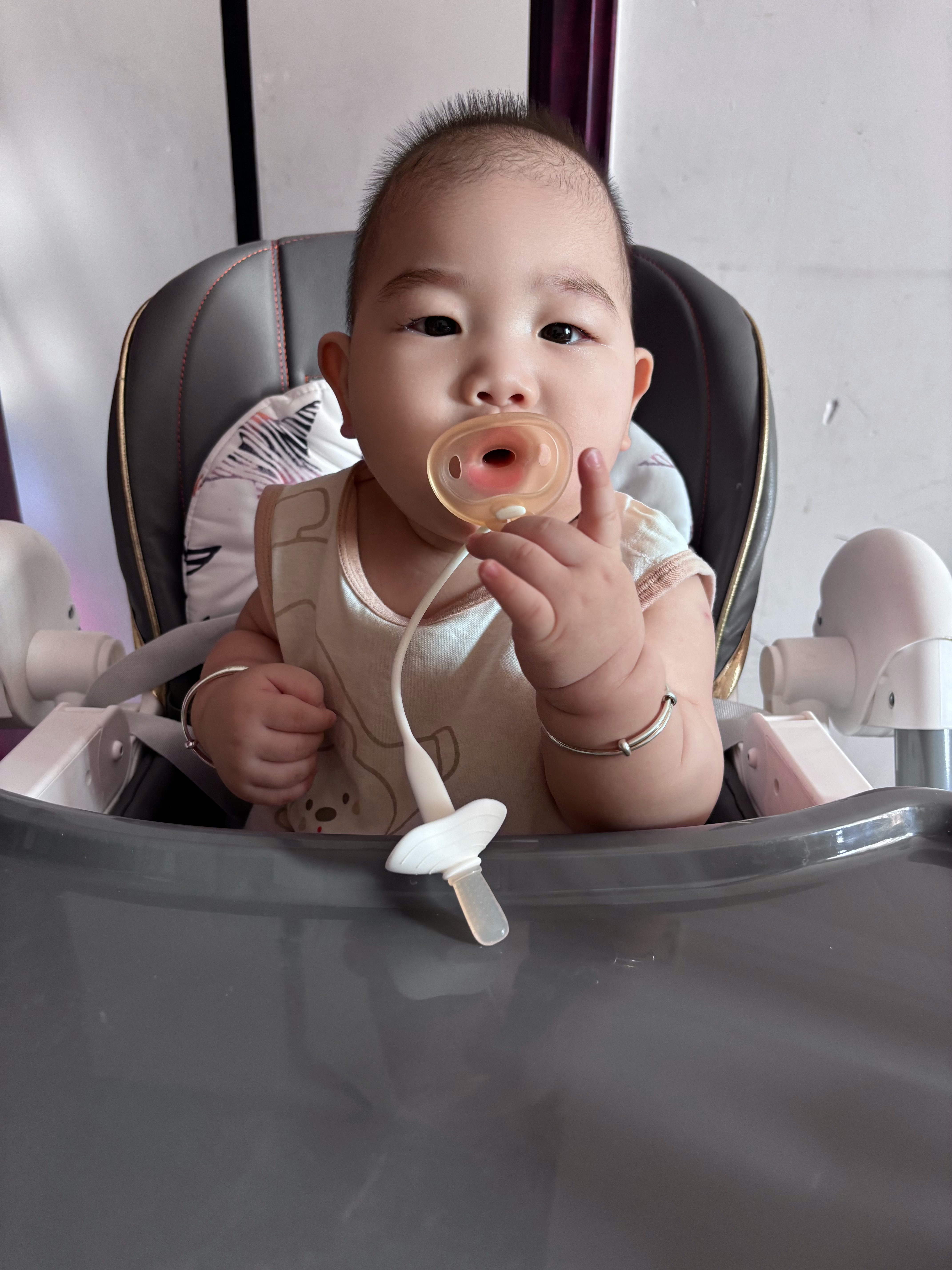 COOKSS婴儿牙胶磨牙棒安抚奶嘴0到3-6个月一岁防胀气新生宝宝哄睡安抚 实拍图