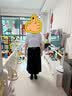 尚都比拉时尚优雅衬衣女夏季刺绣翻领泡泡袖衬衫上衣 空气蓝 L 实拍图