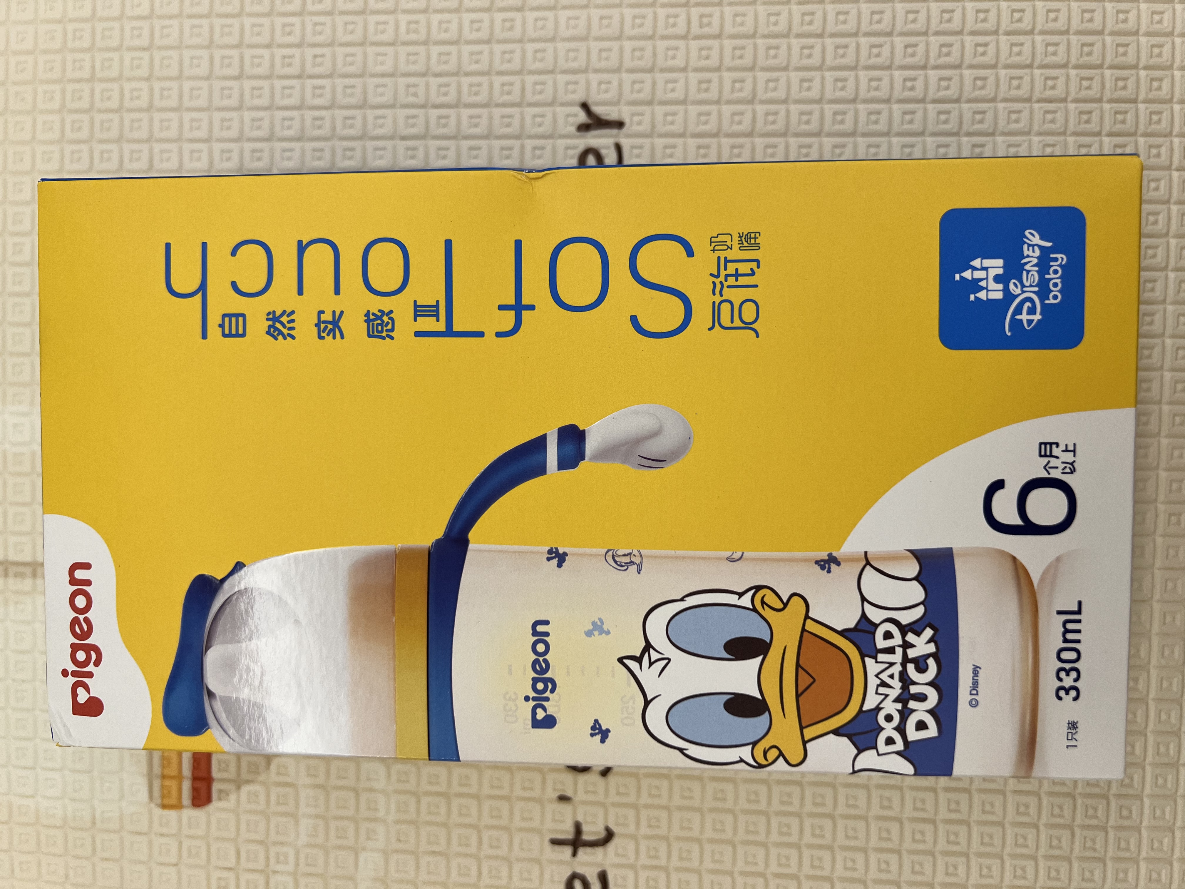 贝亲（Pigeon）PPSU迪士尼双把手奶瓶330ml L号奶嘴 奇妙惊喜 6月+ AA268 实拍图