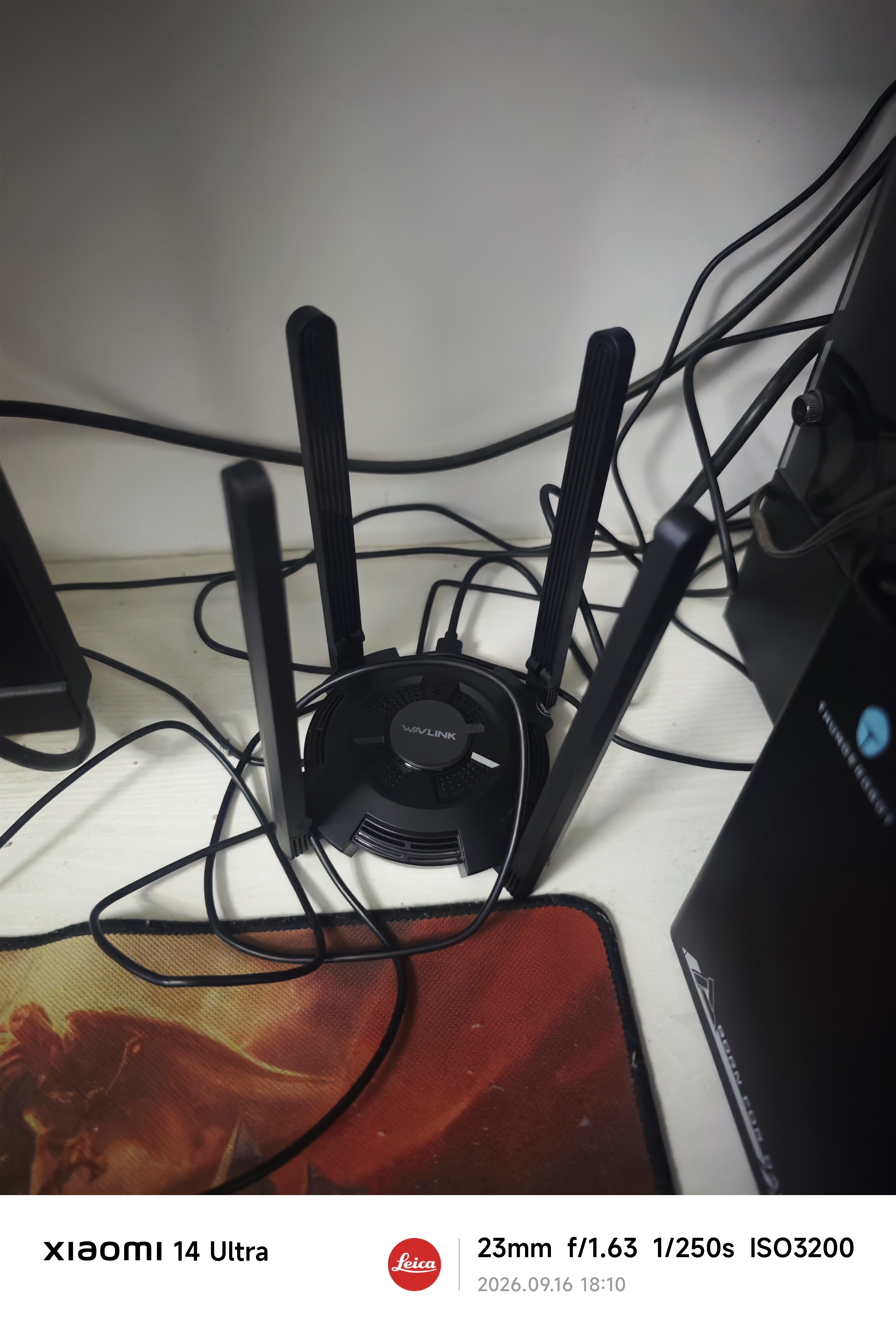 睿因（Wavlink）AX5400无线网卡免驱WiFi6电竞千兆5G网络台式机WiFi接收器电脑外置USB网卡 Ultra 实拍图