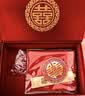 庆喜良缘彩礼盒结婚礼金箱8-20万订婚装钱盒子现金聘礼提亲定亲红色手提箱 实拍图
