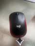 罗技（Logitech）M185鼠标 无线鼠标 办公鼠标 对称鼠标 黑色红边 带无线2.4G接收器 实拍图