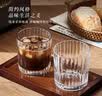 青苹果耐热玻璃杯咖啡杯300ml6只装 家用竖纹洋酒杯国庆结婚待客家用 实拍图