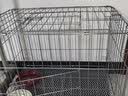 憨憨宠狗笼中小型犬狗笼子大猫笼带厕所加粗折叠宠物笼子柯基笼幼犬狗笼 加粗狗笼 银色 71*60*50cm 建议25斤内 带托盘式厕所+防卡脚垫片 实拍图