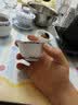 讲茗堂景德镇陶瓷功夫茶具套装纯白玲珑瓷盖碗茶杯高白瓷乔迁升职教师 青花玲珑套(盖碗配置)-次日达 8件 实拍图