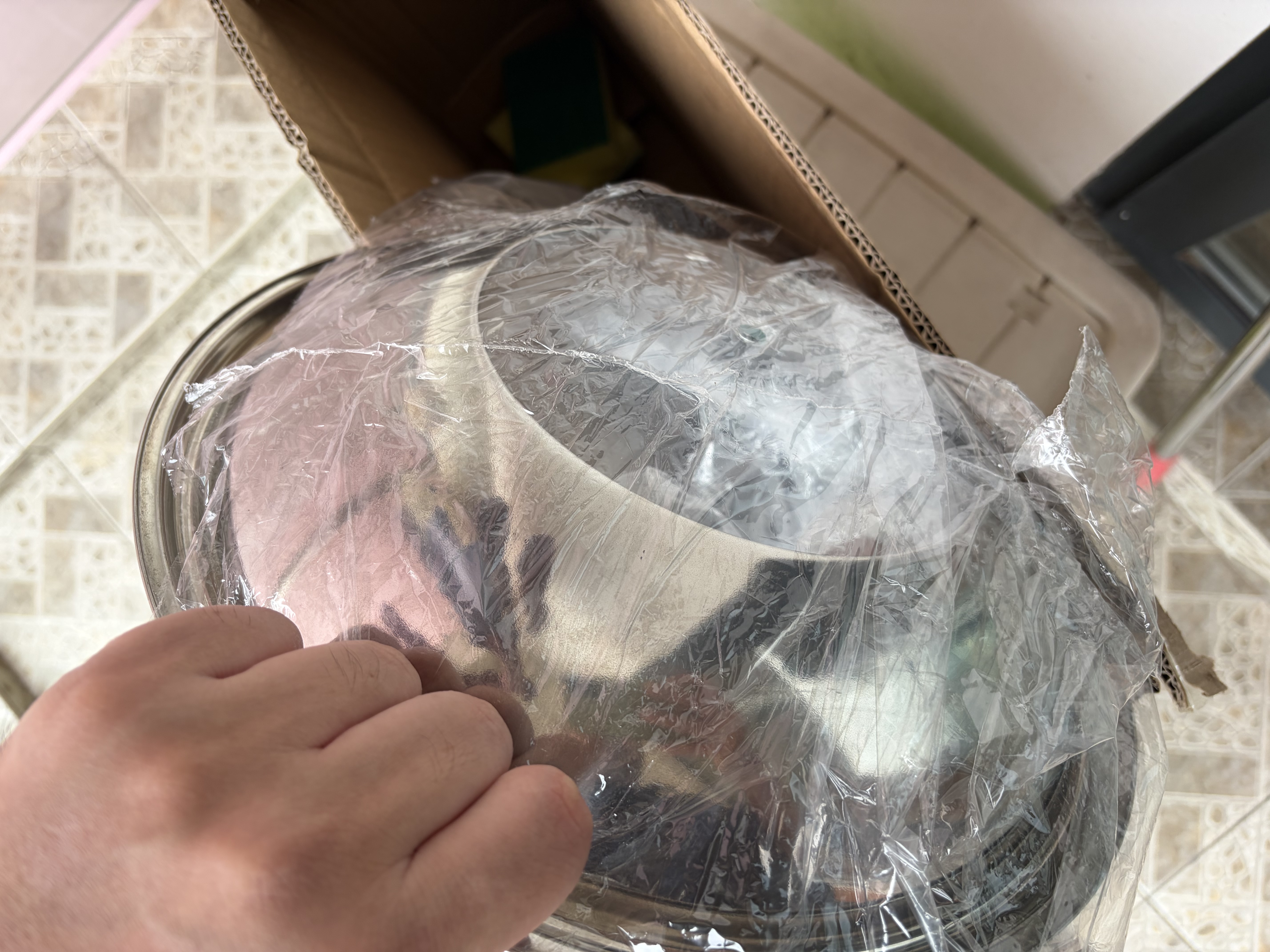 荣事达（Royalstar）章丘手工锻打铁锅老式炒锅圆底无涂层不粘炒菜锅燃气灶带盖32cm 实拍图