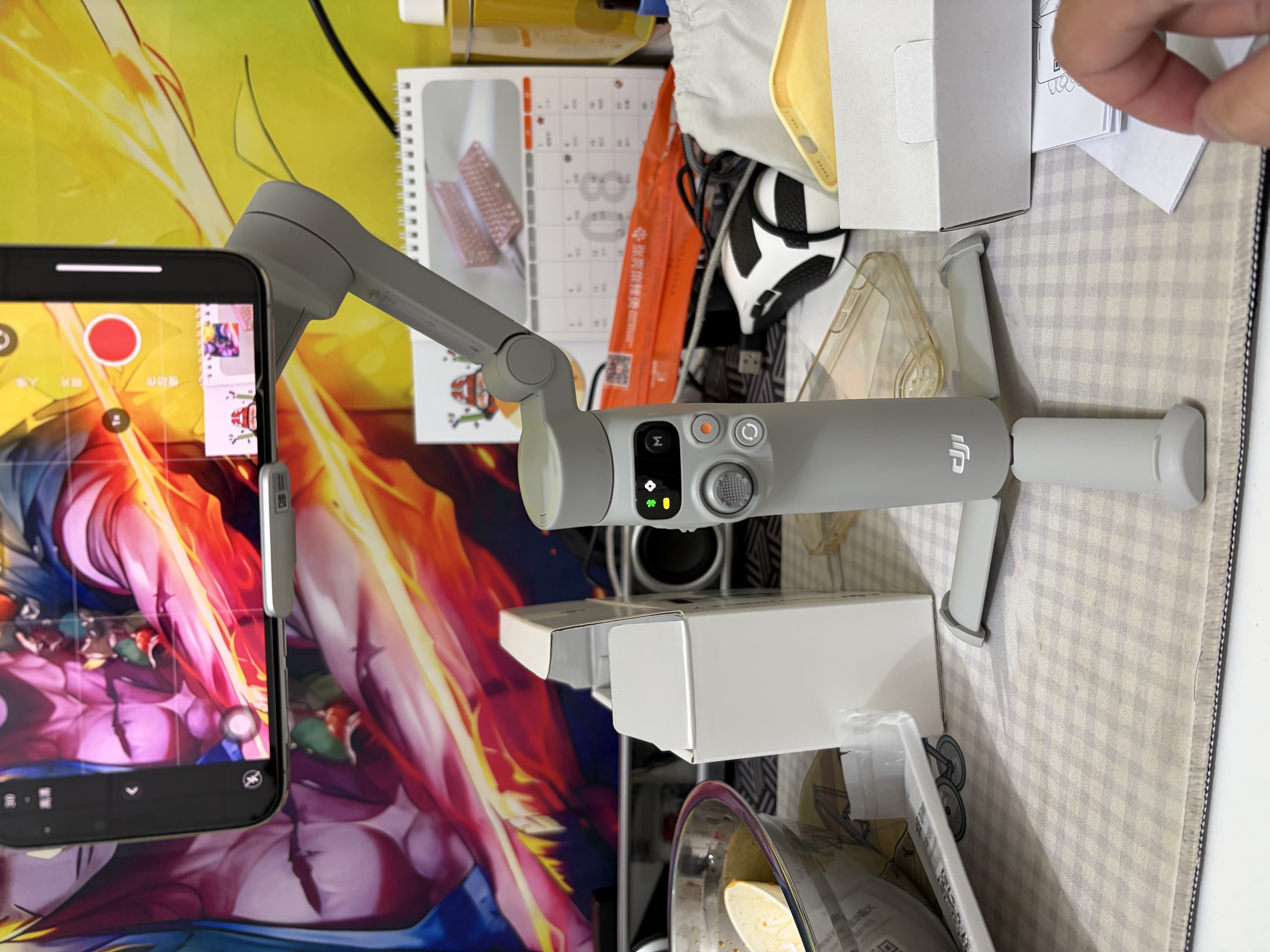 大疆 DJI Osmo Mobile 7轻快跟拍手机稳定器 OM SE升级款 OM7智能追踪自拍杆直播vlog拍摄神器 实拍图