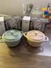 珐宝（staub） 陶瓷小碗蒸蛋碗布丁碗甜品碗宝宝辅食碗炖盅炖汤盅饭碗带盖 圆形小盅蜜桃粉10cm 实拍图