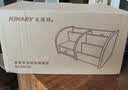 金得利高品质木纹多功能笔筒大号桌面文具收纳盒办公用品组合遥控器化妆品纪念品红木工艺品胡桃色SN182 实拍图