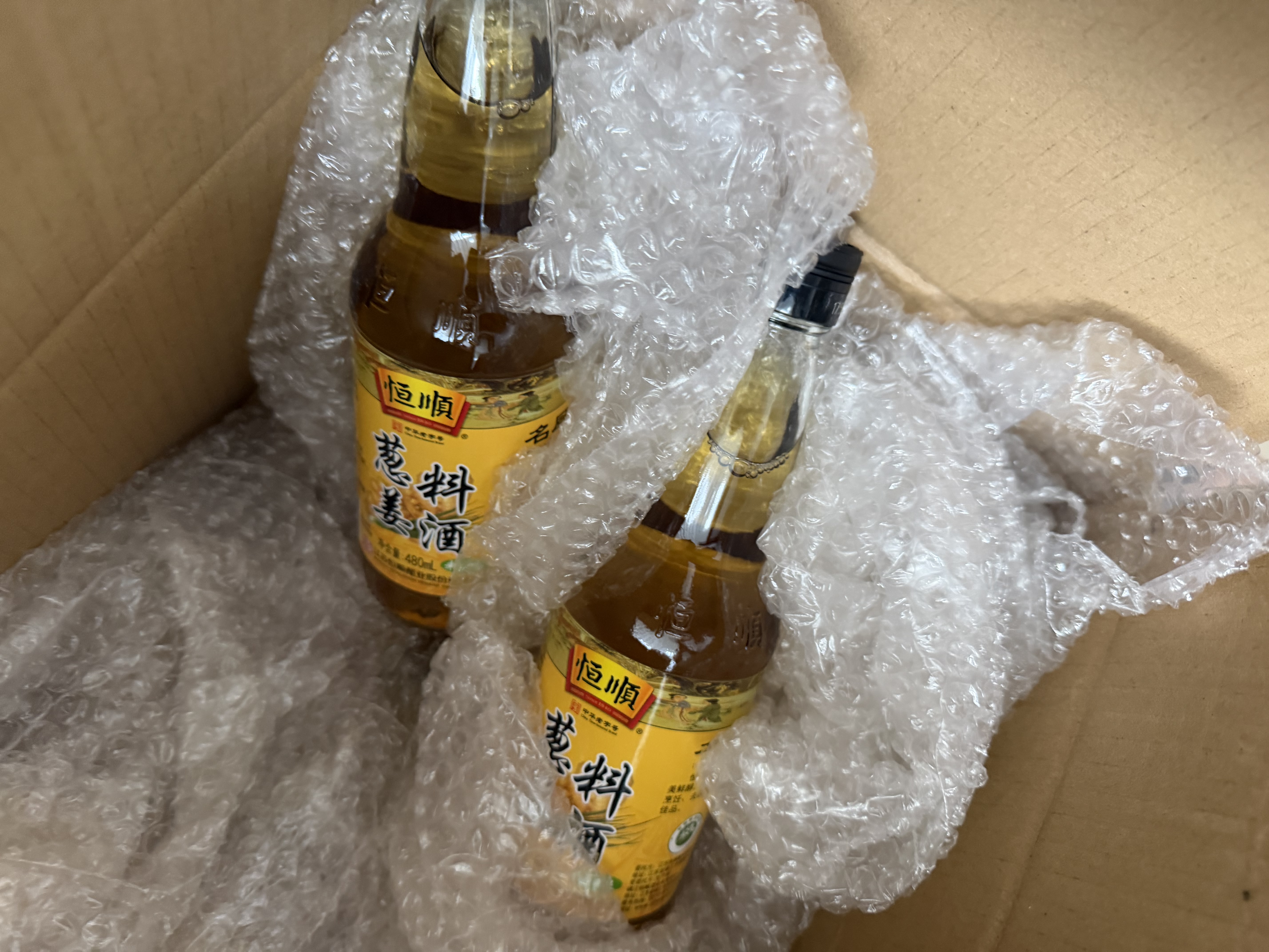 恒顺葱姜料酒 10度 480ml 去腥增香提鲜去膻味 家庭调料炒菜焖炖 实拍图