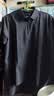 京东京造桑蚕丝polo衫男士短袖高端t恤春夏新款凉感礼物雅黑拉链XL 实拍图