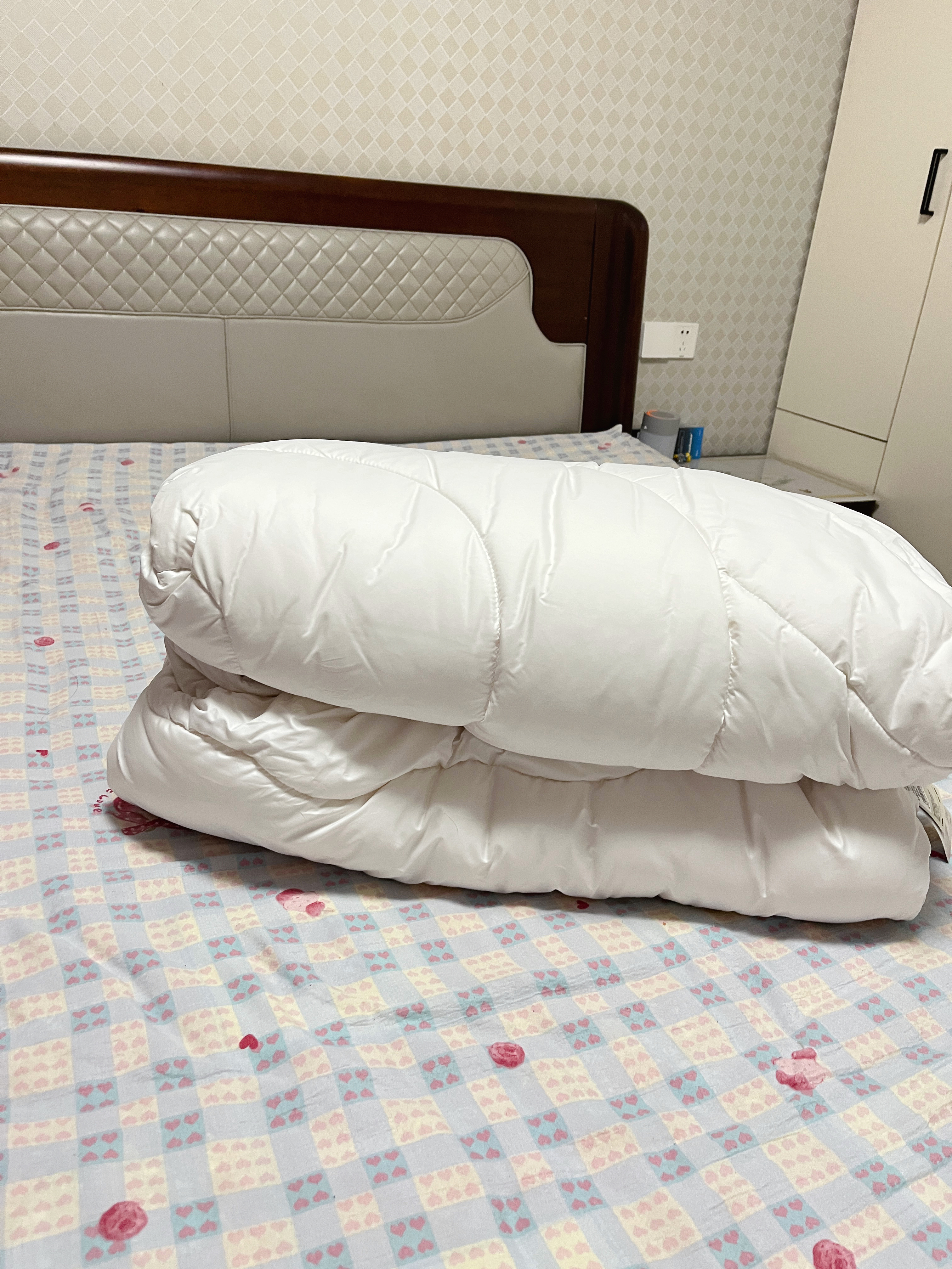 LOVO罗莱 100%澳州羊毛冬被芯子A类抗菌防螨升温5.8斤200*230cm白 实拍图