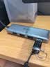 毕亚兹 USB3.0分线器扩展坞一拖四 高速4口集线器HUB拓展坞 笔记本电脑一拖多转换器转接头延长线带供电 实拍图