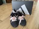 adidas「冰淇淋T头鞋」VS JOG 2.0薄底运动鞋男女阿迪达斯轻运动 黑色/浅粉 (推荐女生选小半码)   36 实拍图