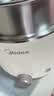 美的（Midea）电煮锅 0涂层不锈钢 宿舍小电锅 多功能家用宿舍泡面小火锅 2.6L蒸煮一体电热锅 XZC2066G 配蒸笼 实拍图