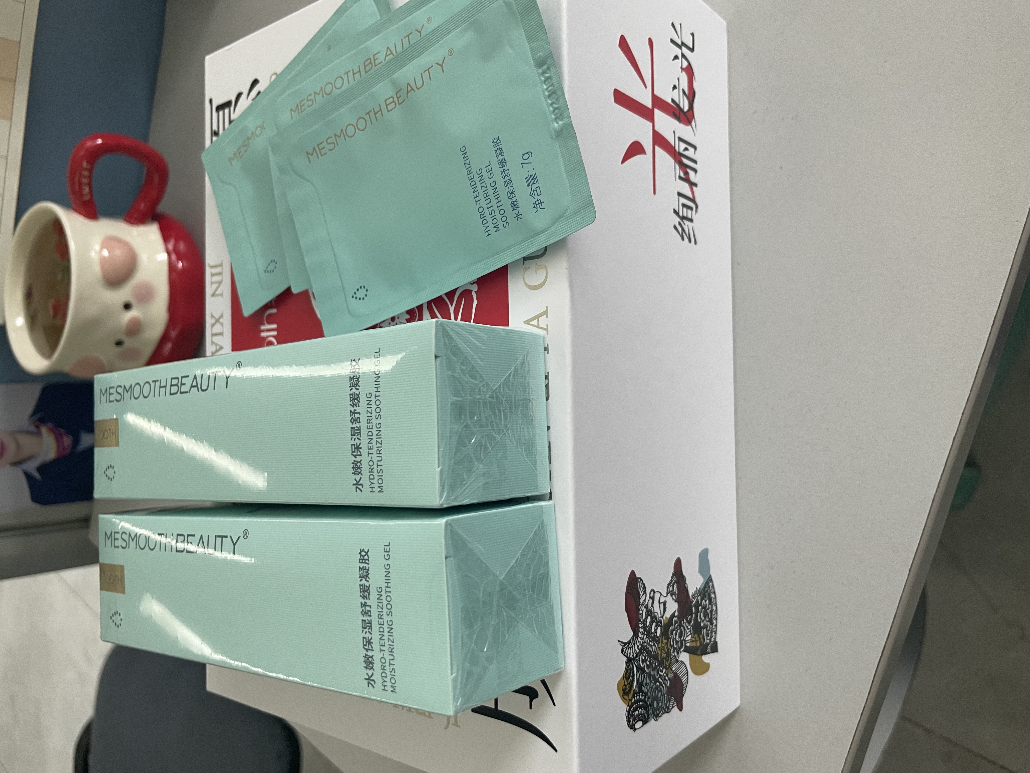 MESMOOTH慕苏美容仪器家用脸部提拉嫩肤神器面部眼部按摩仪礼物送女友 A1幻影粉 实拍图
