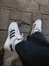 阿迪达斯adidas三叶草贝壳头SUPERSTARII男女休闲鞋 IH8659 38码 实拍图