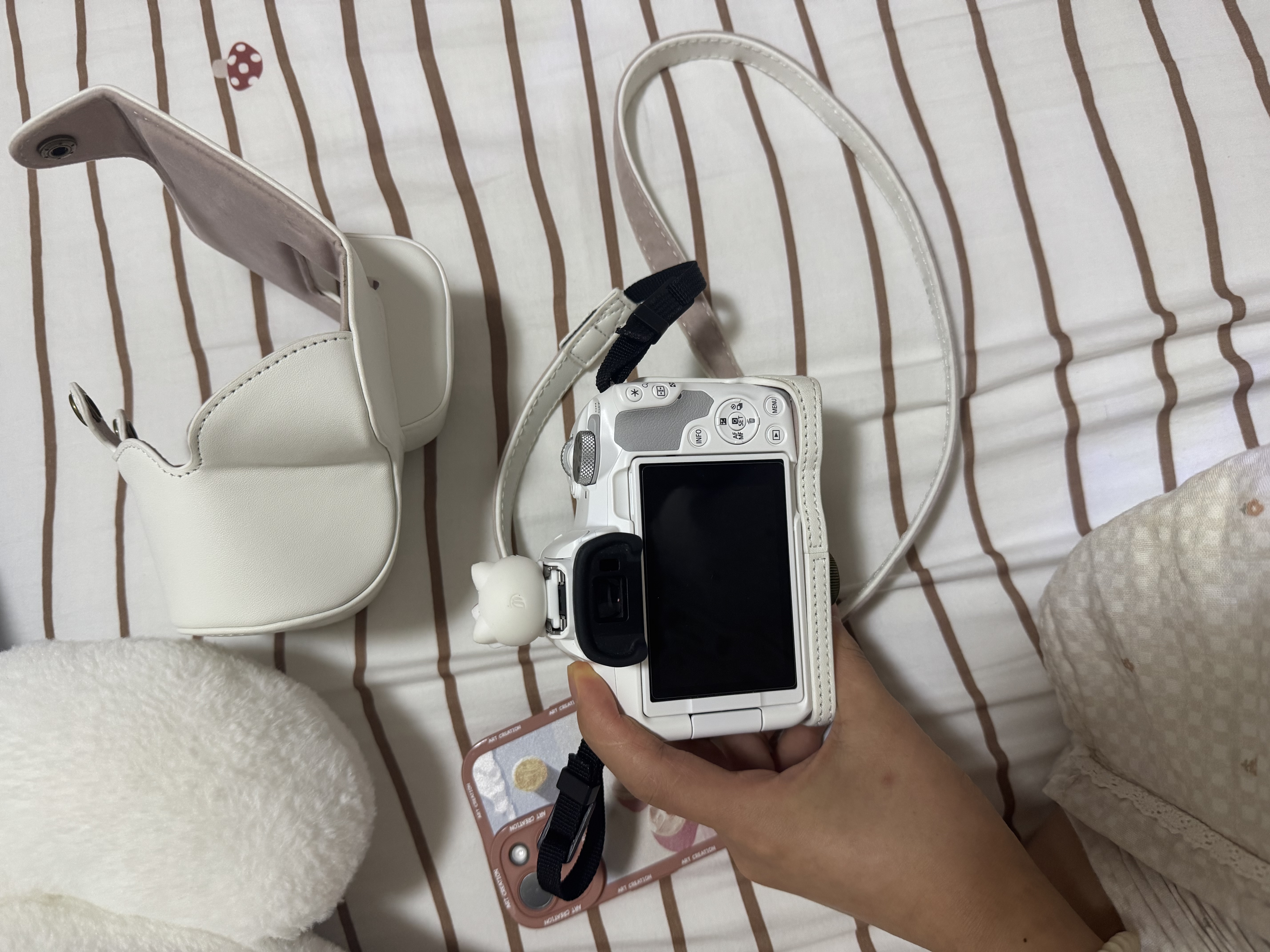 佳能（Canon）EOS R50 微单半画幅相机 r50小巧便携 Vlog拍摄直播相机 4K短视频  学生微单相机 R50白色 RF-S18-45套机【日常家用】 官方标配【京东多仓发~快可次日达】 实拍图