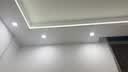 雷士（NVC）LED筒灯开孔75mm嵌入式筒射灯客厅天花灯走廊过道灯背景牛眼灯 铝材Ra90-漆白6W白光-孔75-85mm 实拍图