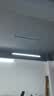 灯灵办公室吊线灯LED长条灯吸吊两用超亮节能办公写字楼超市商场工程工业专用平板灯 黑框直角 120x10cm 40W 白光 实拍图