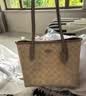 蔻驰（COACH）【品牌直供】女包CITY33通勤电脑包托特包CV976奶茶生日礼物 实拍图