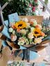 艾斯维娜教师节鲜花速递向日葵混搭花束生日礼物全国同城配送 向日葵香槟韩式花束 实拍图