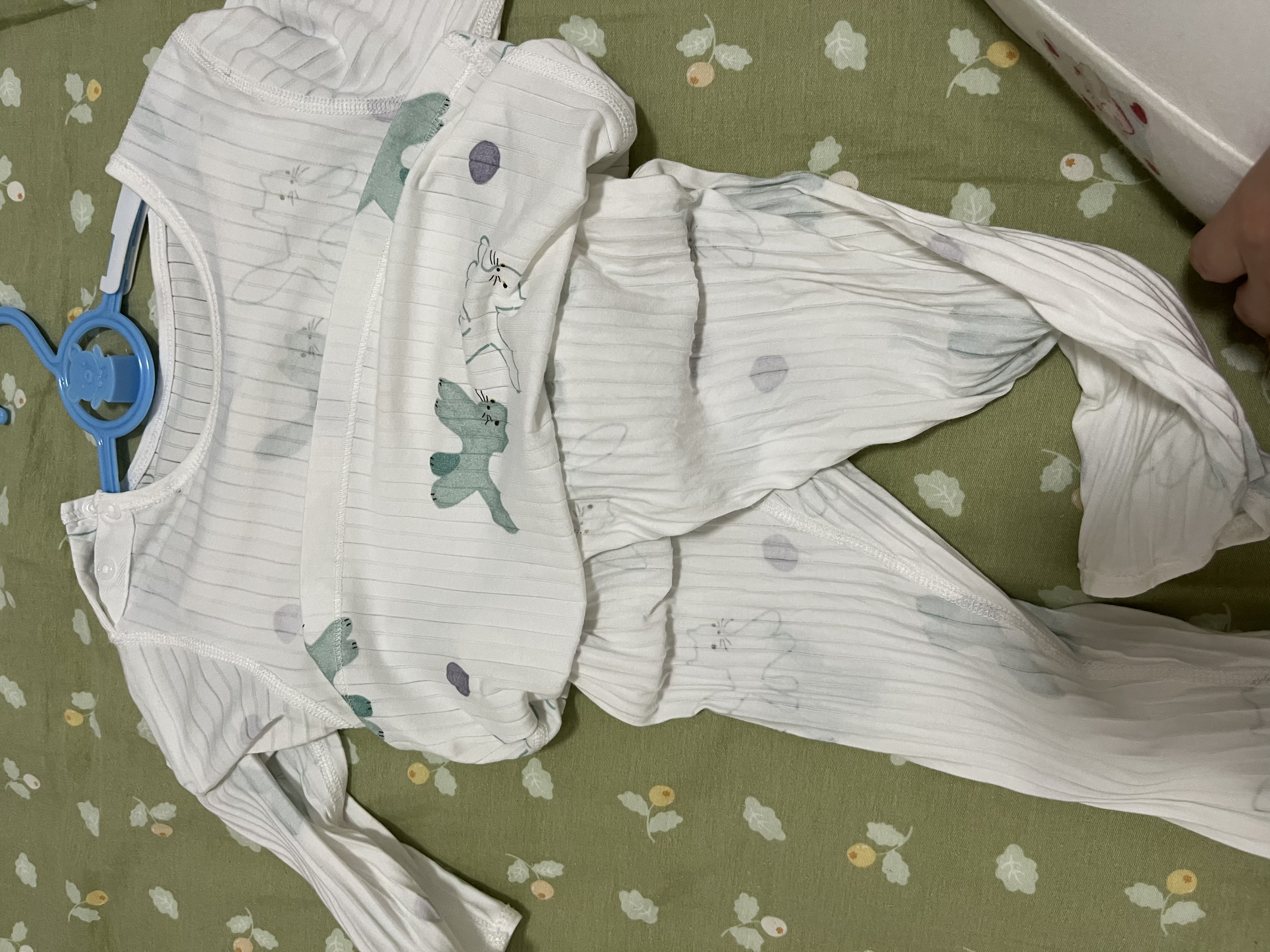 乖奇熊男女宝宝内衣套装家居衣服婴儿分体春夏薄款两件套春秋睡衣服儿童 实拍图