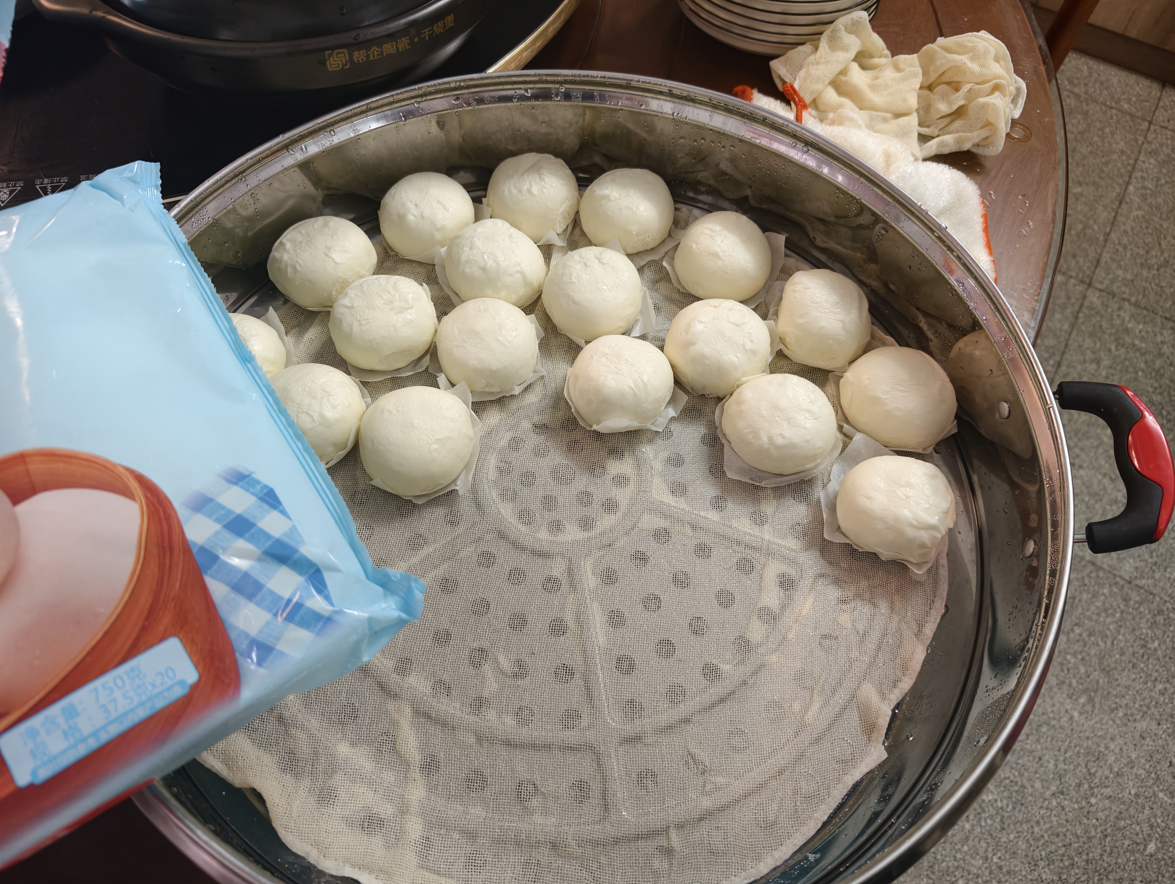 广州酒家奶黄包750g 20个 早餐半成品早茶点心包子速食面点中秋送礼面点 实拍图