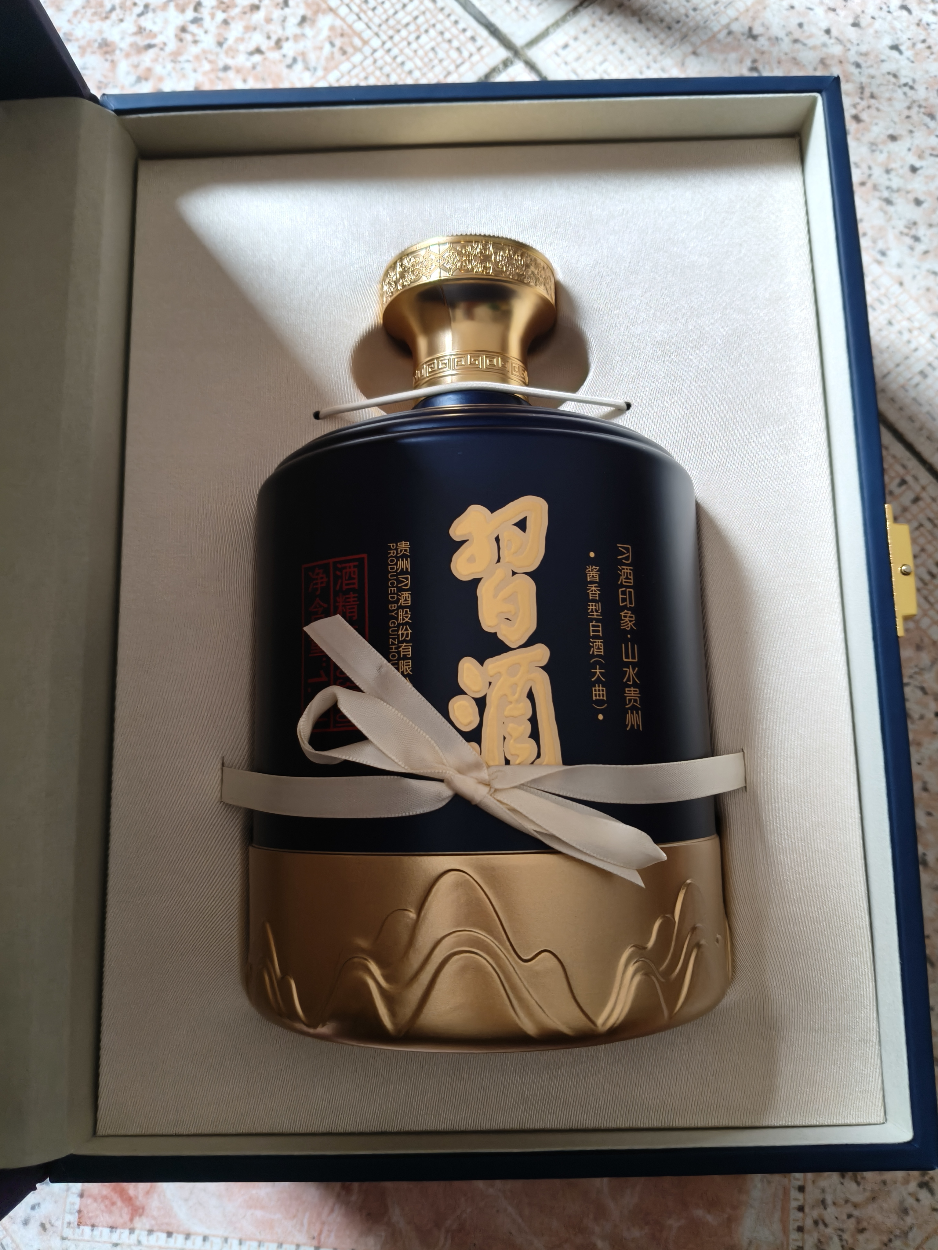 习酒印象山水贵州 酱香型白酒 53度 （1500ml）1.5L 单瓶装 实拍图