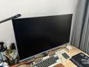 华为MateView GT 27英寸显示器 4K双模/云晰柔光屏/160Hz/扬声器/USB-C/DP/HDMI/旋转升降壁挂 极光蓝 实拍图