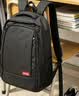 联想（Lenovo）初高中大学生书包旅行背包男女出差运动旅行通勤笔记本电脑包双肩包黑色16英寸【升级防水面料】 实拍图