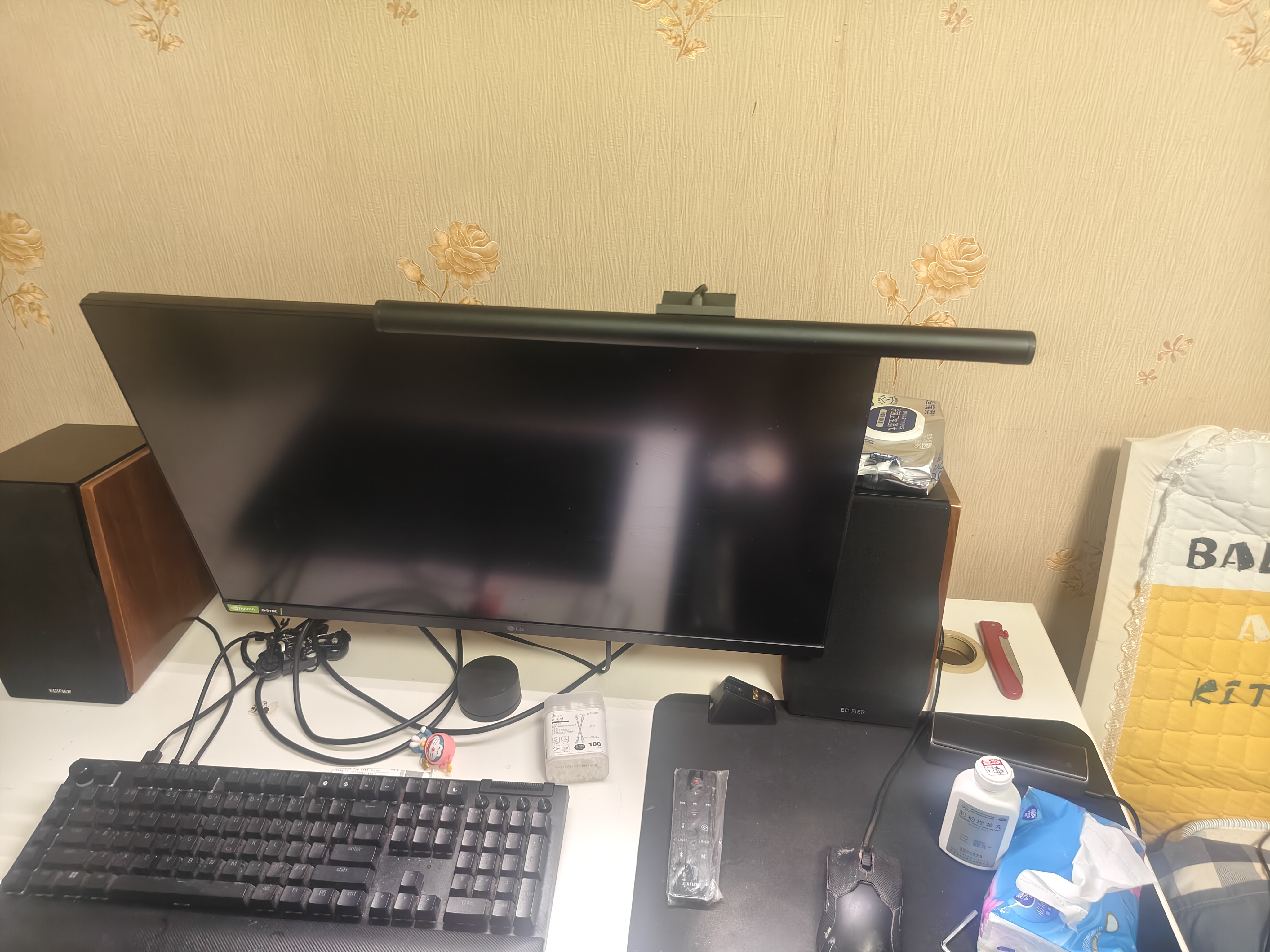 NB显示器支架 机械臂 电脑支架桌面夹式底座 屏幕升降悬空托增高架A7黑17-32吋 显示屏机械臂 实拍图