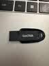Sandisk闪迪64GB USB3.2 U盘 CZ550黑色 读速100MB/s 安全加密 数据恢复 学习办公电脑车载 高速大容量优盘 实拍图