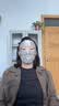 夏秦100%真丝防晒面罩全脸口罩桑蚕丝透气脸基尼防紫外线口罩女春夏 【深空灰】真丝22姆米防晒面罩 凉感亲肤 实拍图