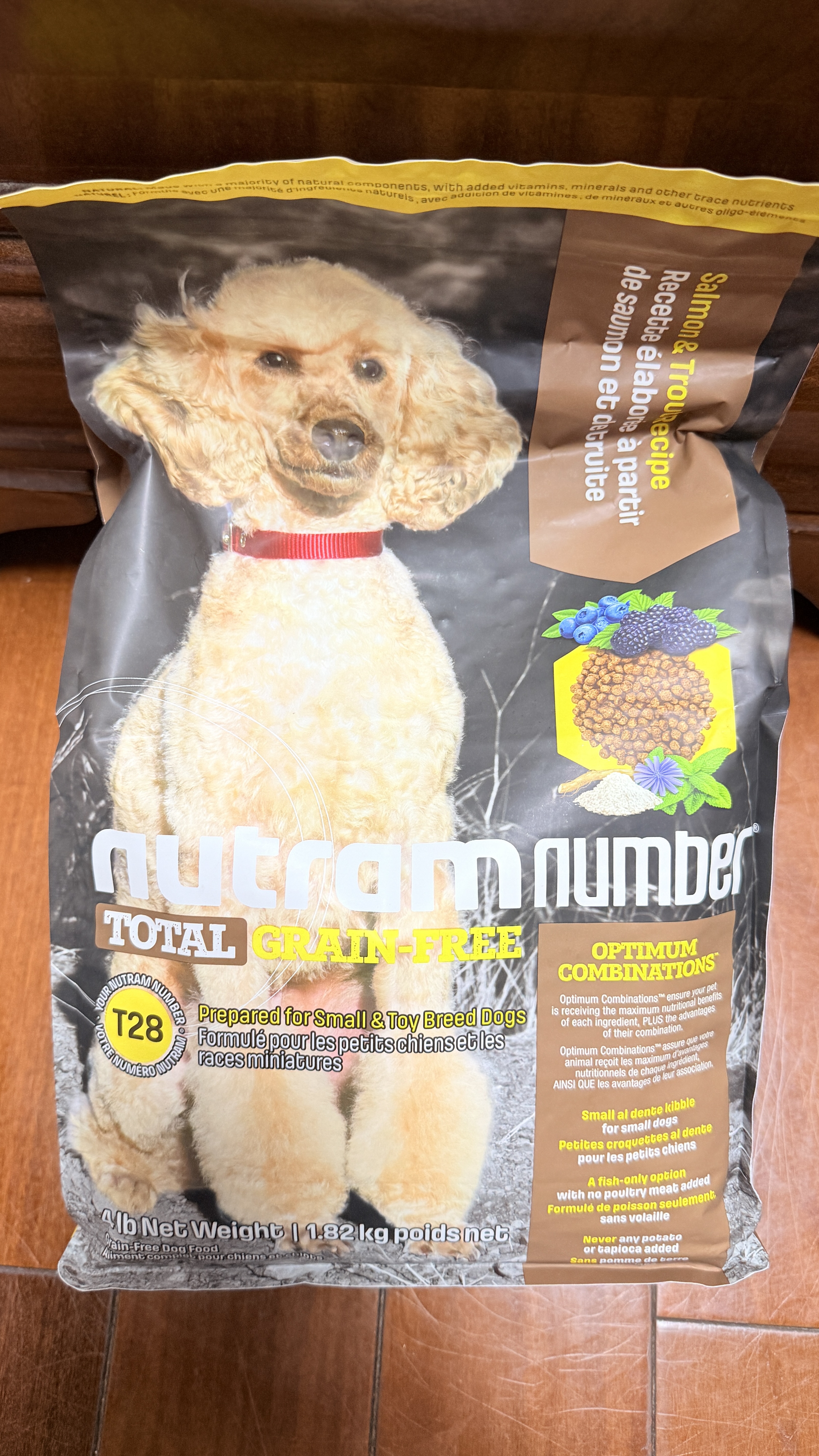 纽顿（Nutram Number）纽顿狗粮美国进口T28无谷低升糖鳟鱼幼犬成犬全龄犬 T28-1.82kg 实拍图