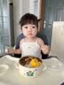 葆氏316不锈钢碗儿童吃饭碗食品级宝宝双耳辅食碗带盖带吸盘垫500ml 实拍图