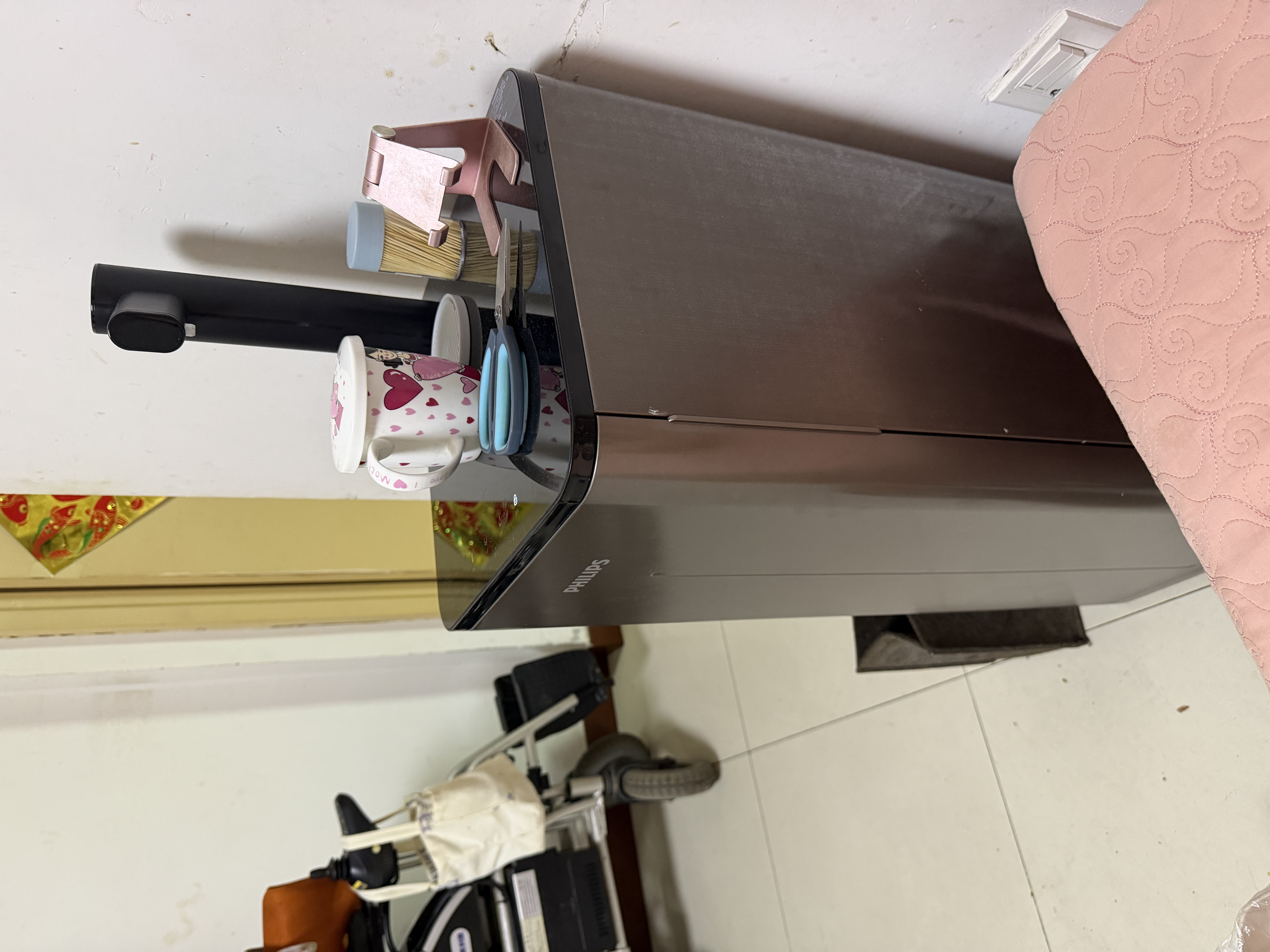 飞利浦（PHILIPS）茶吧机 家用立式饮水机 高端客厅办公室用智能即热式饮水机全自动上水速热烧水年会采购ADD8141/93 实拍图