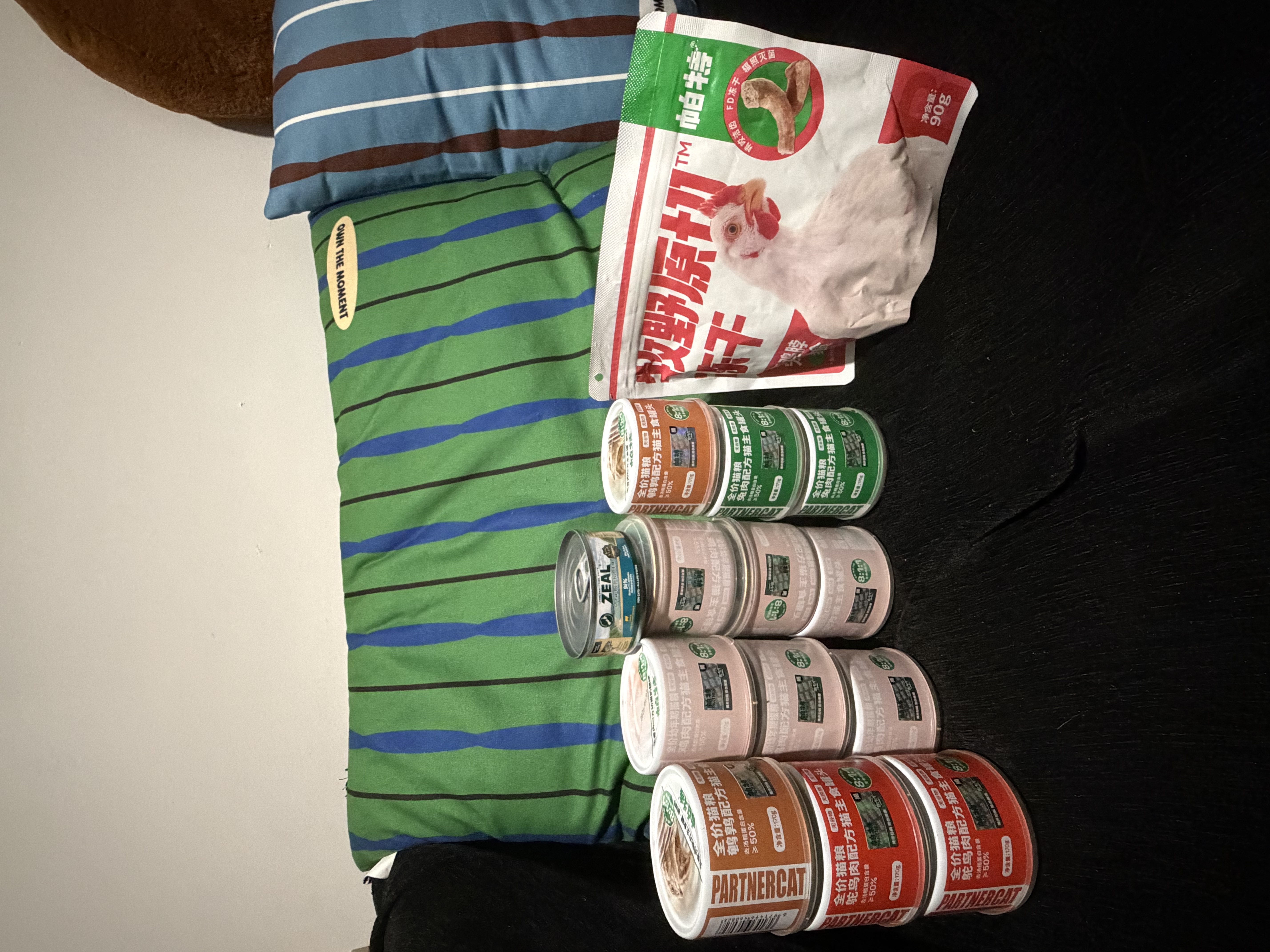 帕特 牧野原切冻干宠物零食冻干磨牙棒猫狗通用零食 鸡脖90g 实拍图
