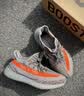 阿迪达斯 Yeezy 350椰子经典灰橙 春秋透气运动鞋 GW1229 38 实拍图