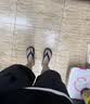 朴西晴沙人字拖鞋女士新款软底防滑可外穿海边凉拖鞋男 珍珠黑 39-40 实拍图