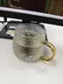 富光玻璃杯锤纹杯家用泡茶杯耐热茶杯水杯子牛奶杯果汁杯啤酒杯 实拍图