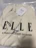 ELLE【100%绵羊毛】高领毛衣女2026春新款新年保暖内搭羊毛针织衫 米白（半高领升级版） M 实拍图