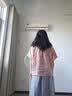MUJI 女式 汉麻 水洗茧形裙长半身裙女裙子26年夏季女装 BE21EA6S 灰色条纹 M (160/66A) 实拍图
