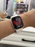 Apple/苹果/苹果 Watch S11 智能手表GPS款42毫米玫瑰金色铝金属表壳淡桃粉色运动型表带S/M MEUN4CH/B 实拍图