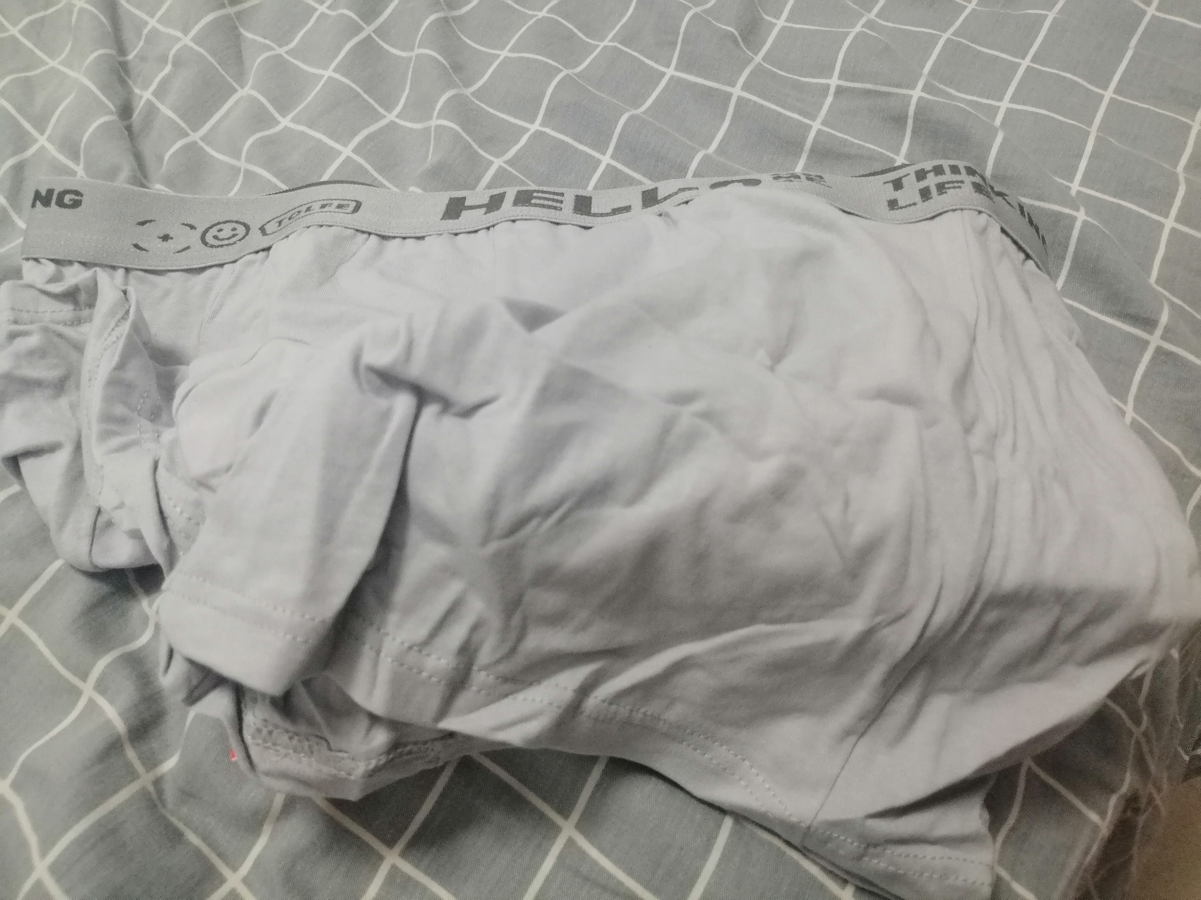 棉十三男士内裤平角裤【纯棉抑菌裆】宽松透气中腰青少年大码四角短裤头 实拍图