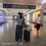 地平线8号（LEVEL8）行李箱密码拉杆箱男女托运大容量万向轮学生旅行者PC箱 24英寸黑 实拍图